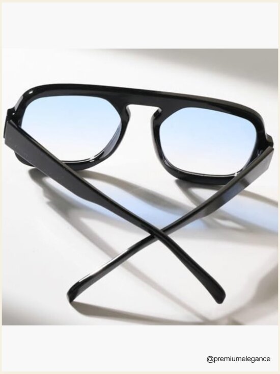 Vintage Square Sunglasses UV400 Retro Punk Shades main image 4